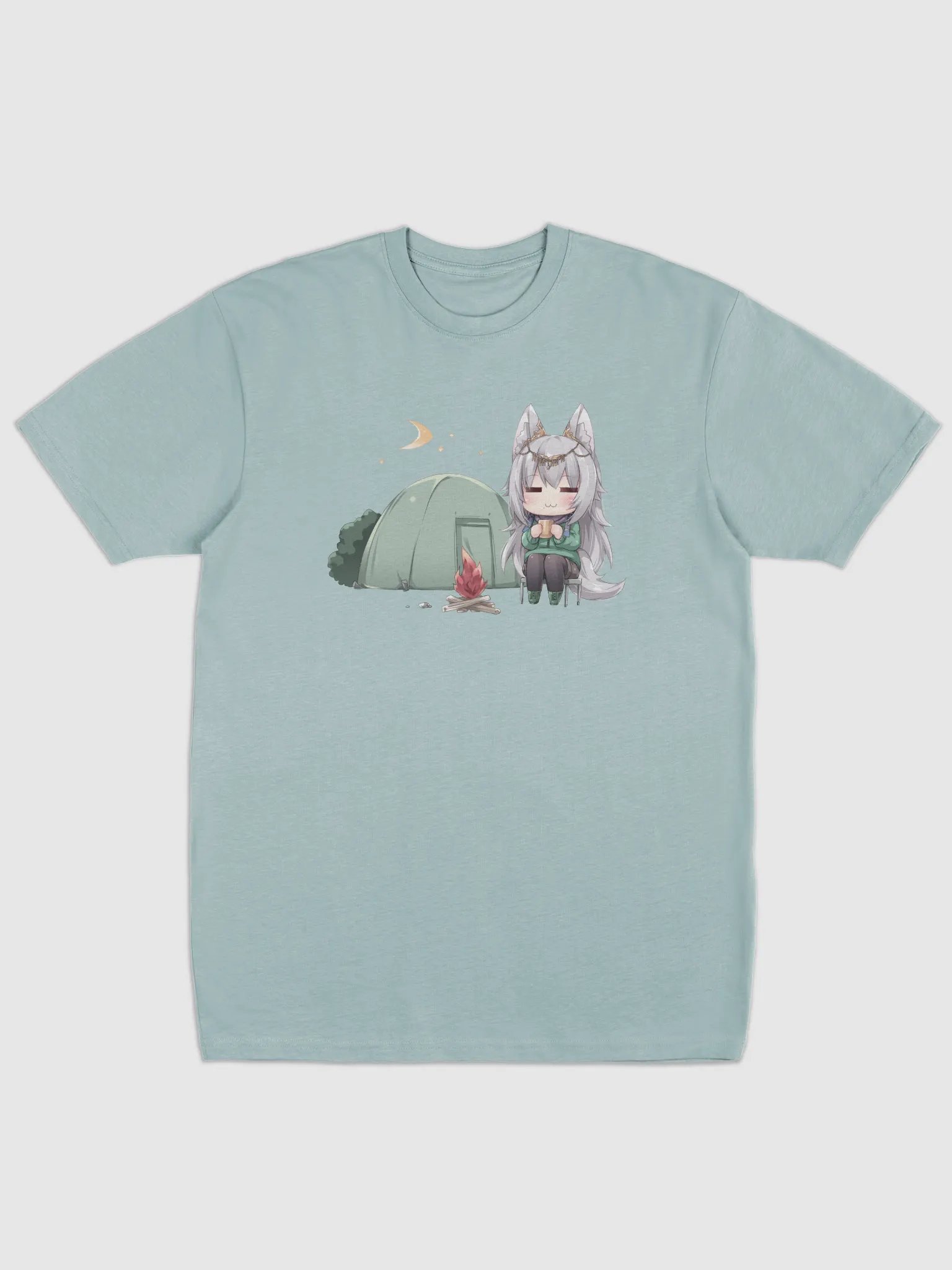 Moonlit Campfire Anime Tee product image (5)