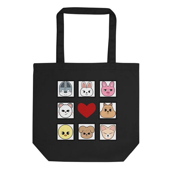 OT8 skzoo tiles and heart tote bag product image (1)