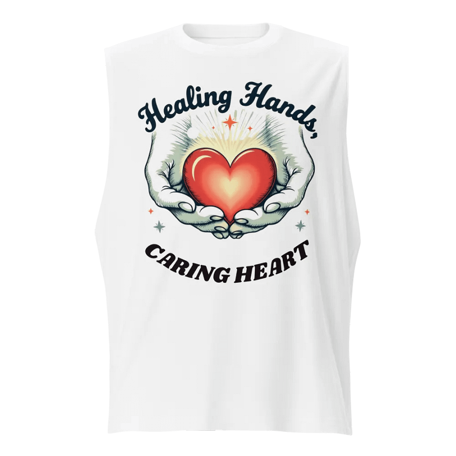 Healing Hands, Caring Heart Muscle Tank product image (1)