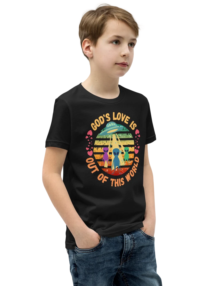 God's Love Is Out Of This World Kids T-Shirt product image (2)