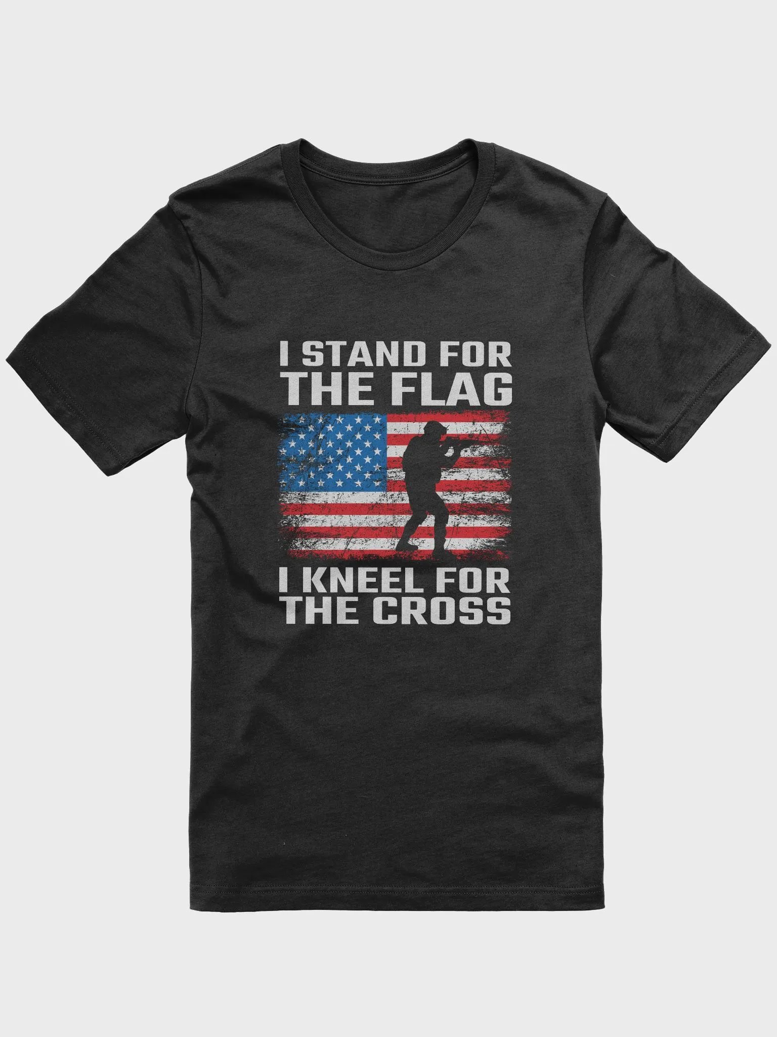 Patriotic Bella Canvas Tshirt I stand for the flag product image (6)