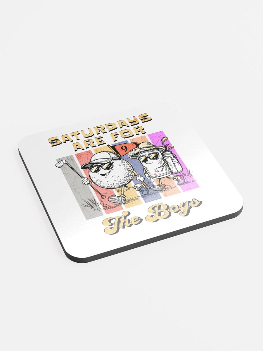 Saturdays Are For The Boys Golfing Coaster Set product image (3)