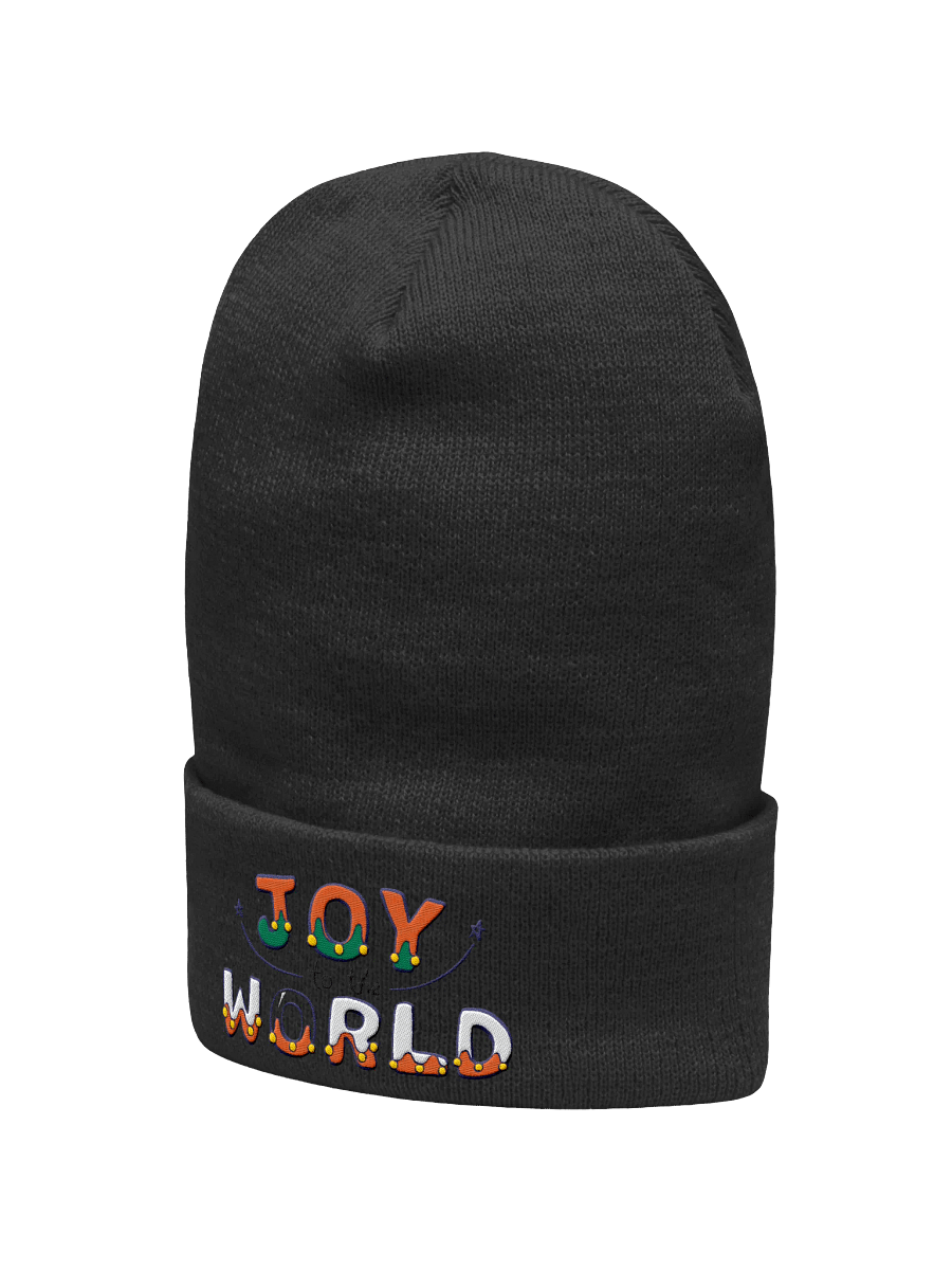 Joyful World Embroidered Beanie product image (11)