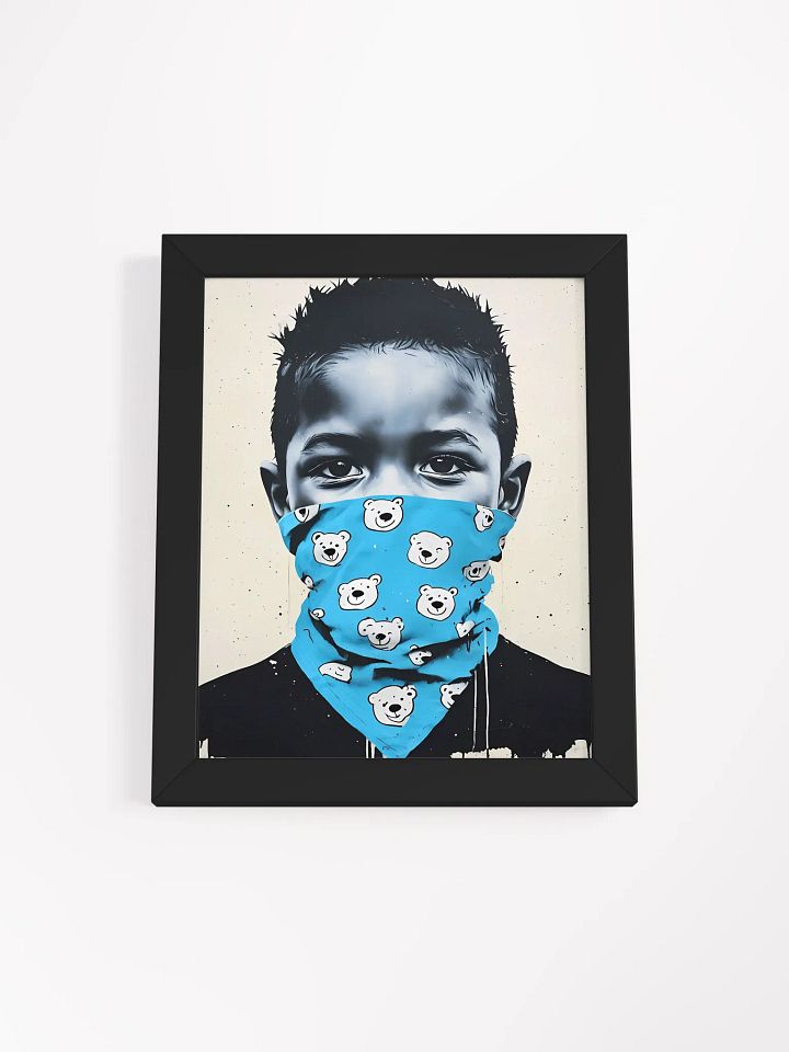 Bear Bandana Vibes Framed Poster product image (2)