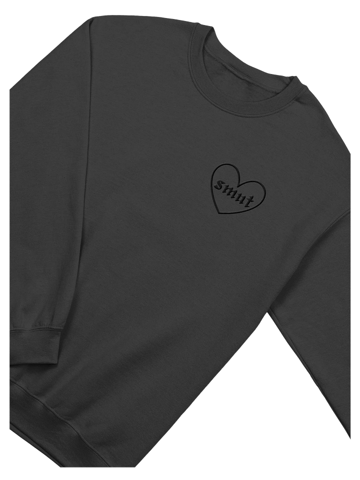 SMUT-HEART - Crewneck (BLK) Unisex product image (1)