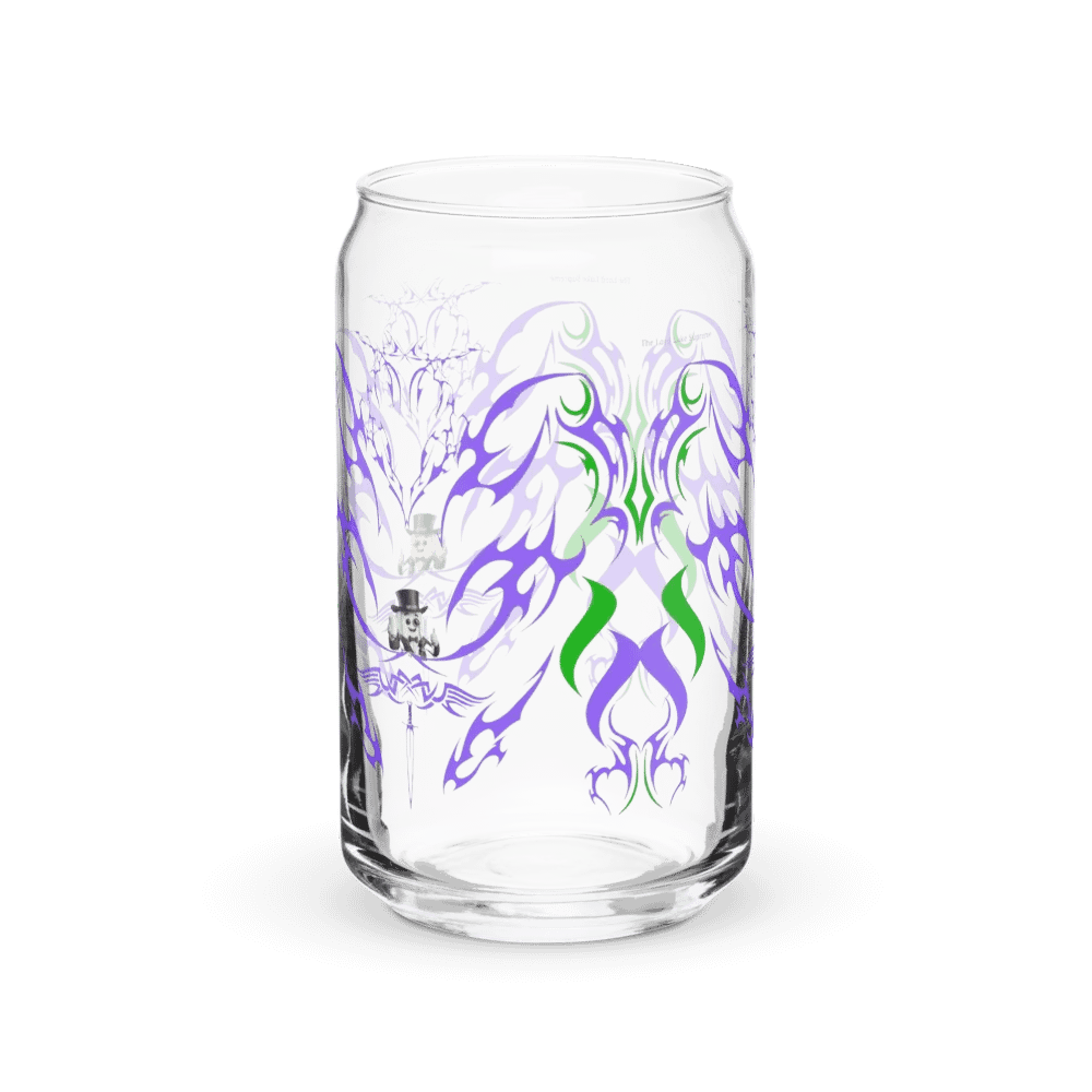 Abstract Faces Can-Shaped Glass product image (4)