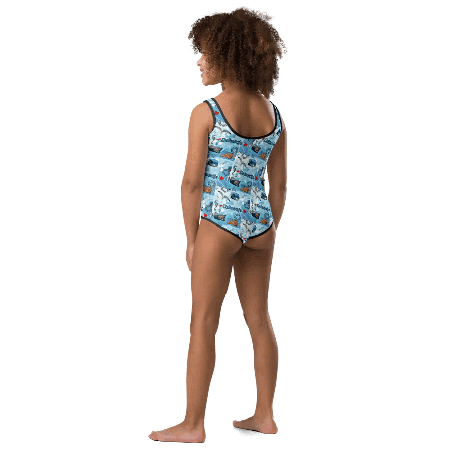 Sea style Dalmacija summer (photoshop by Dina R.) - Kids Swimsuit product image (3)