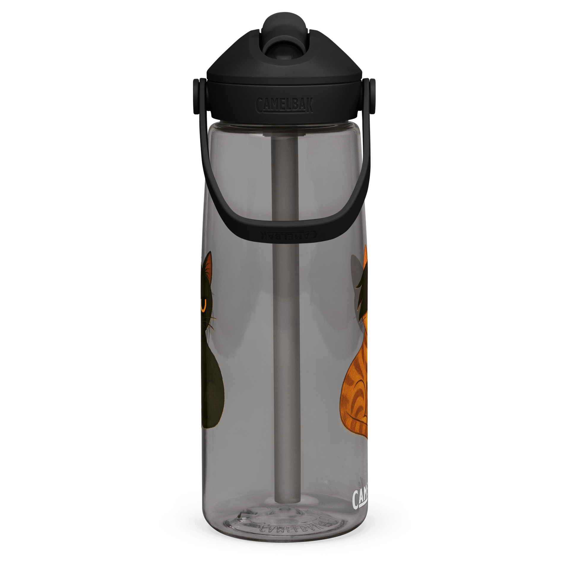 Emo Cats Flip Straw Water Bottle product image (15)