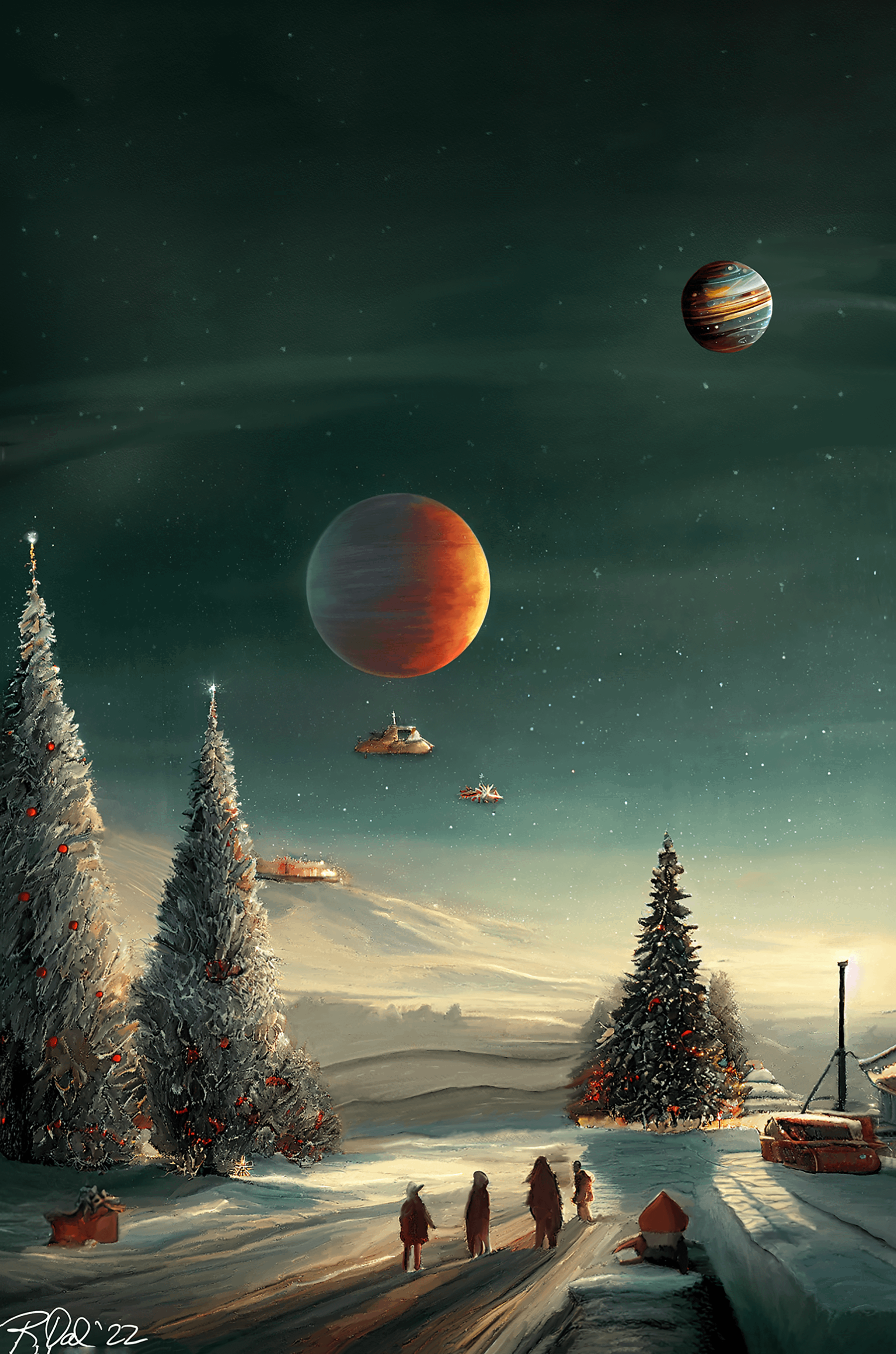 Xmas in Space (Print) product image (1)