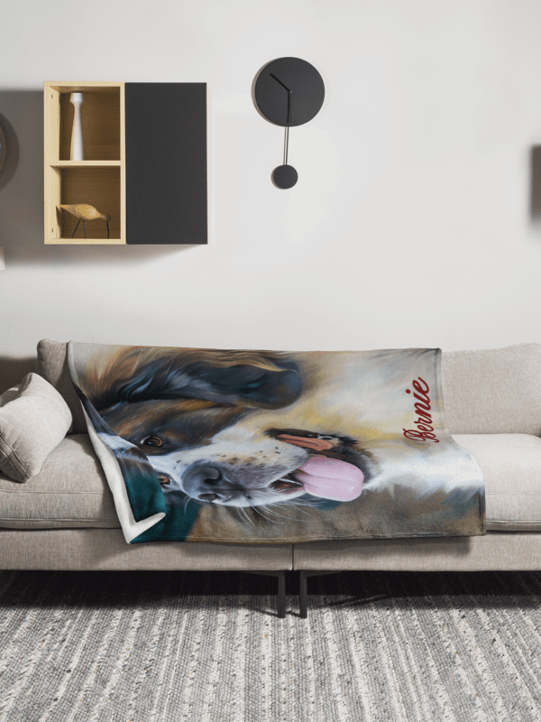 YOUR VIZSLA! / THROW BLANKET WITH PERSONALIZED NAME product image (2)