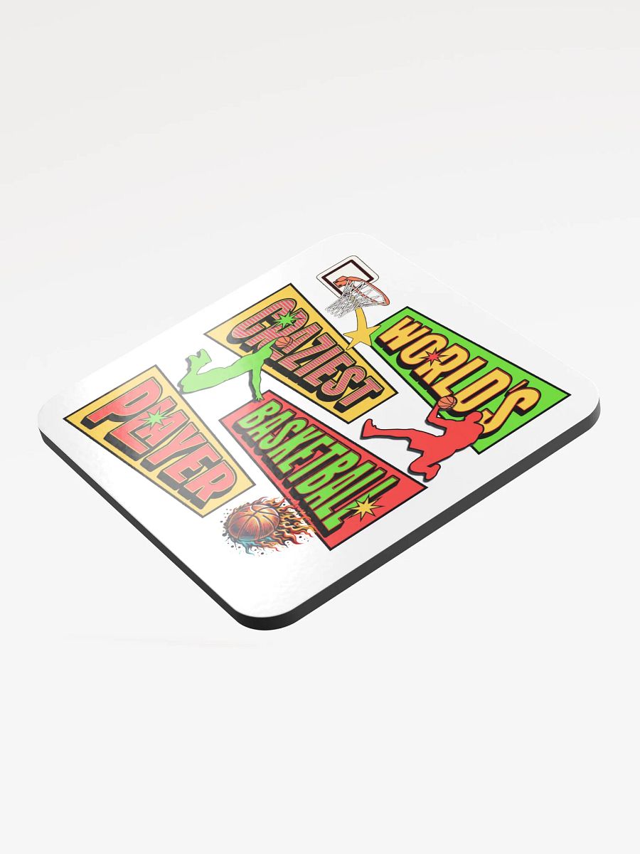 Worlds Craziest Basketball Player Flaming Fever Coaster product image (4)
