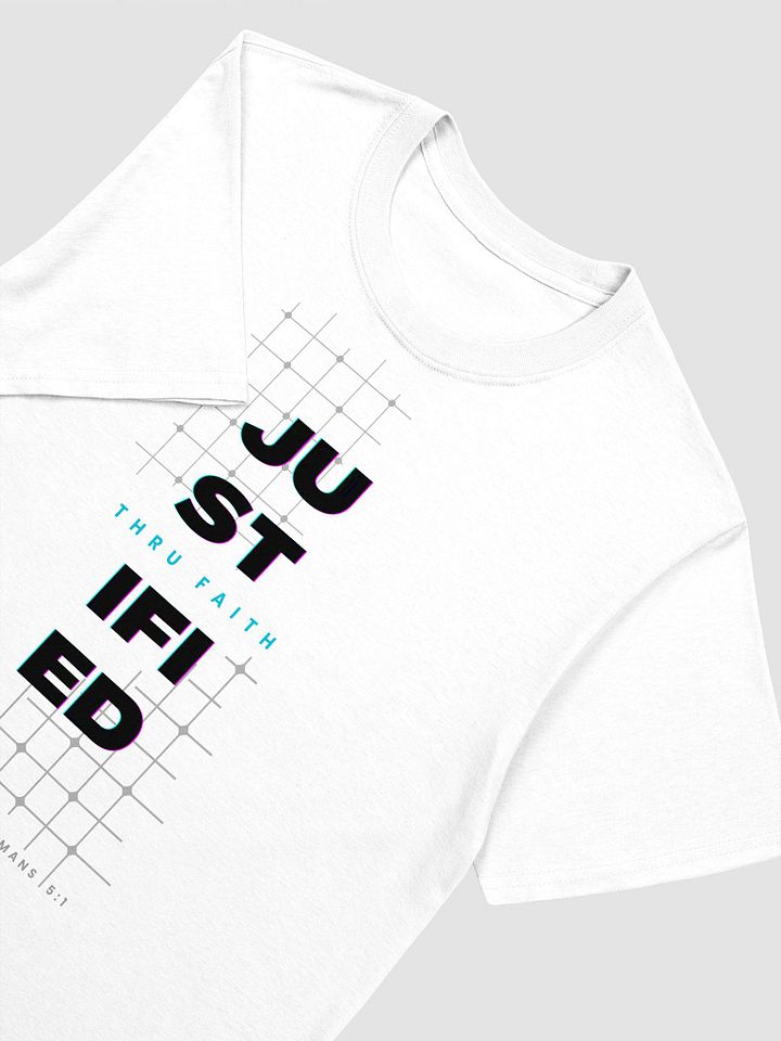 Justified by Faith T-shirt White product image (2)