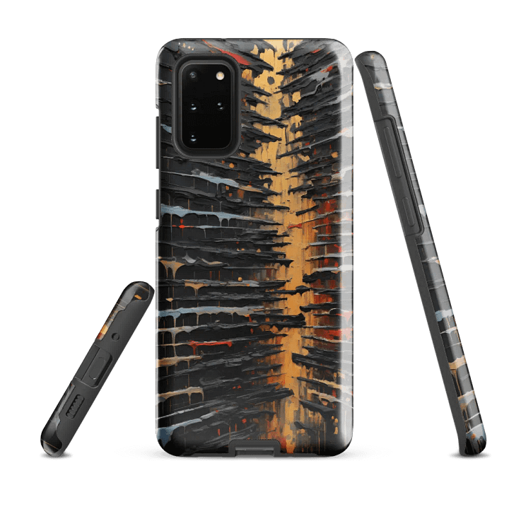 Tough Phone Case for Samsung® - Abstract Palette Knife Oil Painting 