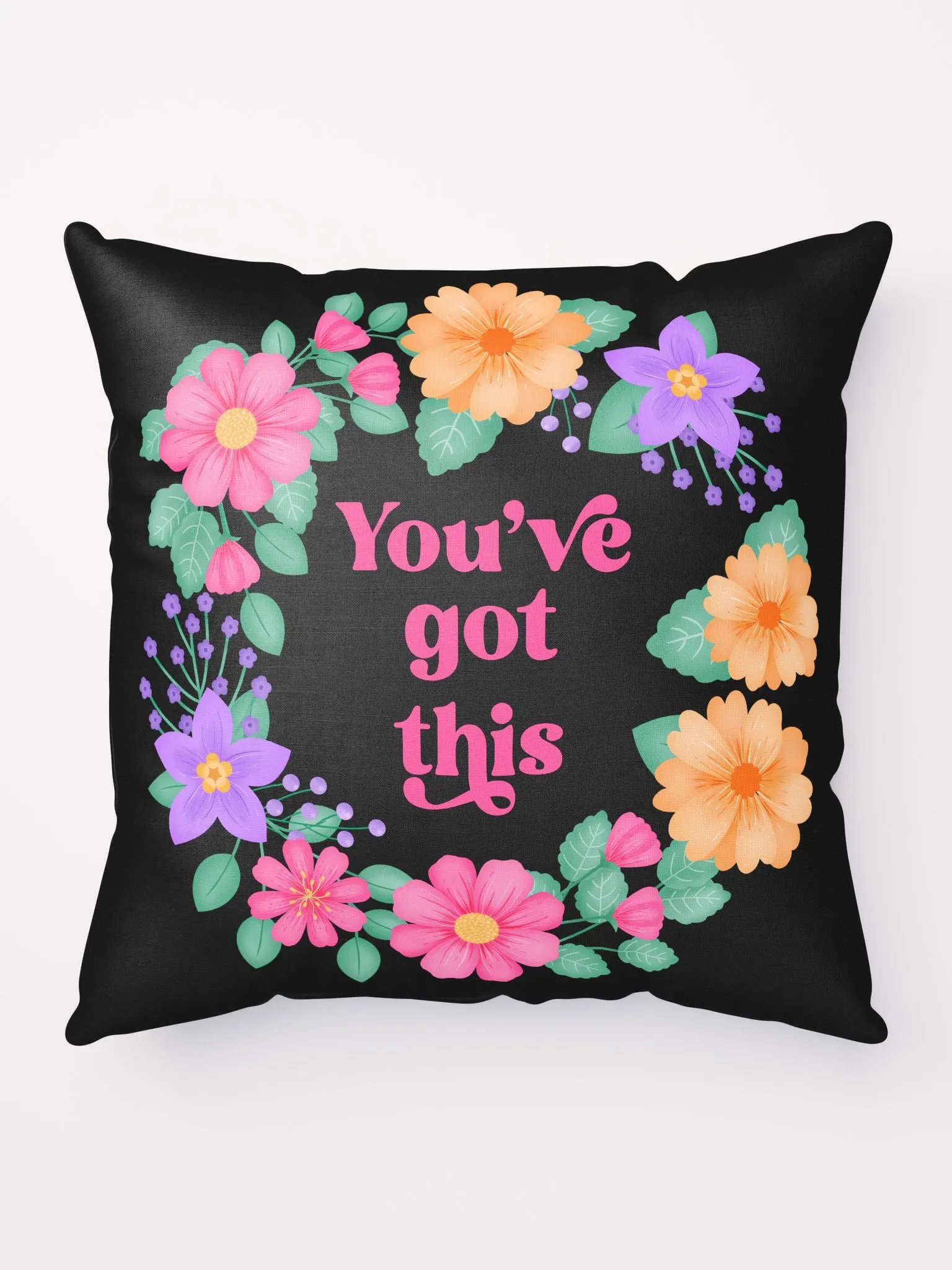 You've got this - Motivational Pillow Black product image (1)