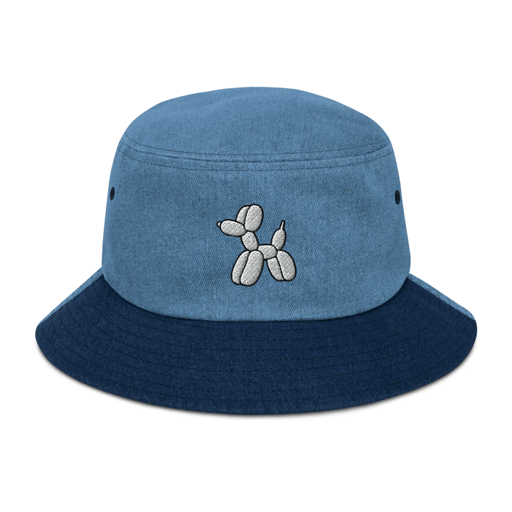 Dog Balloon Denim Bucket Hat product image (1)