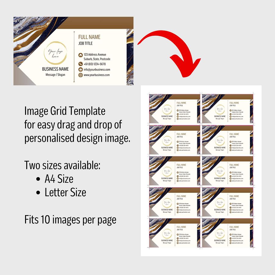 Aurelia - Business Card Template product image (8)