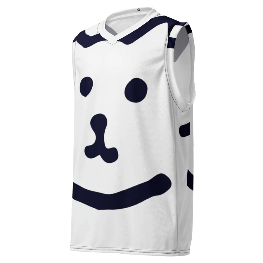 All-Over Print Recycled Unisex Basketball Jersey product image (2)