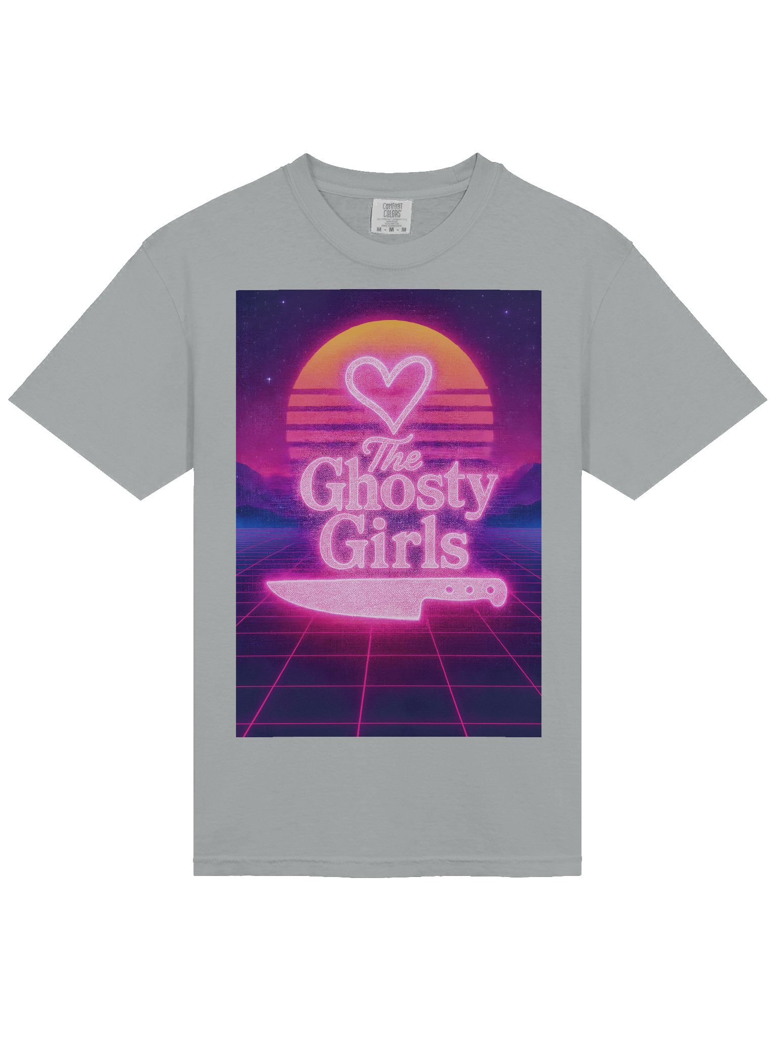 Neon Horizon Heart T-Shirt product image (31)