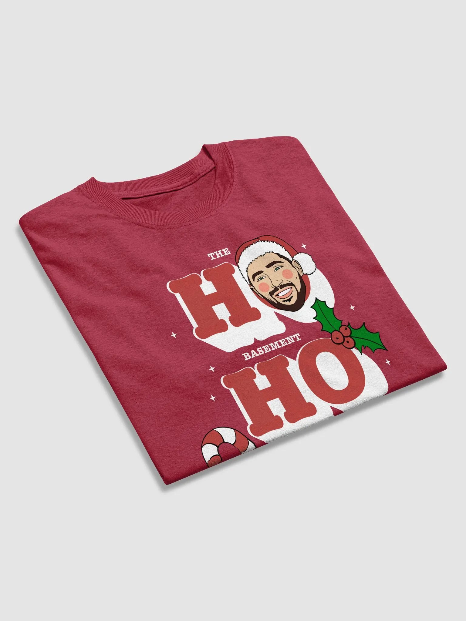 HO HO HO Basement Yard Tee (5 colors) product image (11)