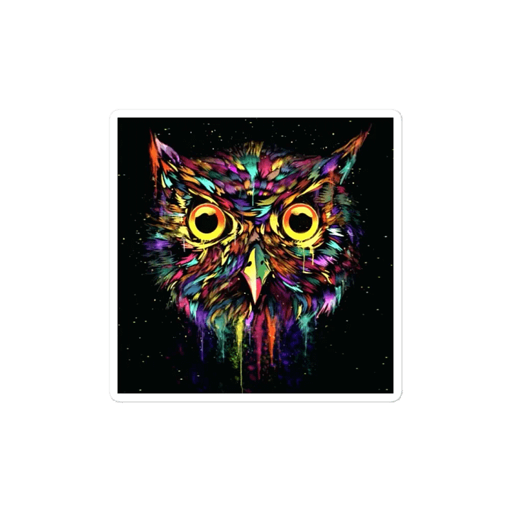 Drippy Owl Magnet product image (1)
