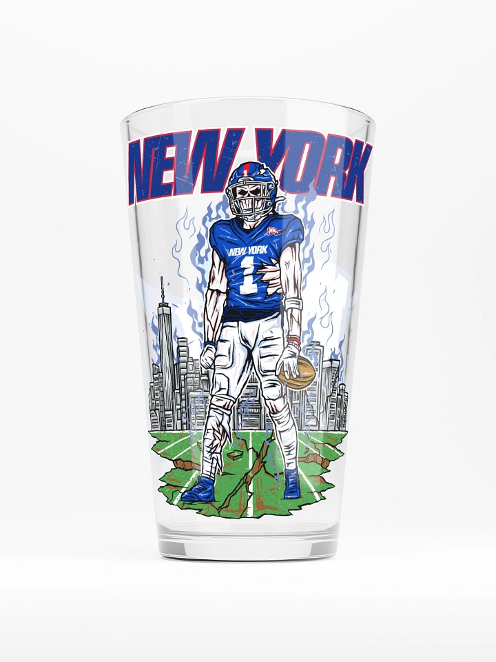 New York City, Welcome to Football Pint Glass product image (1)