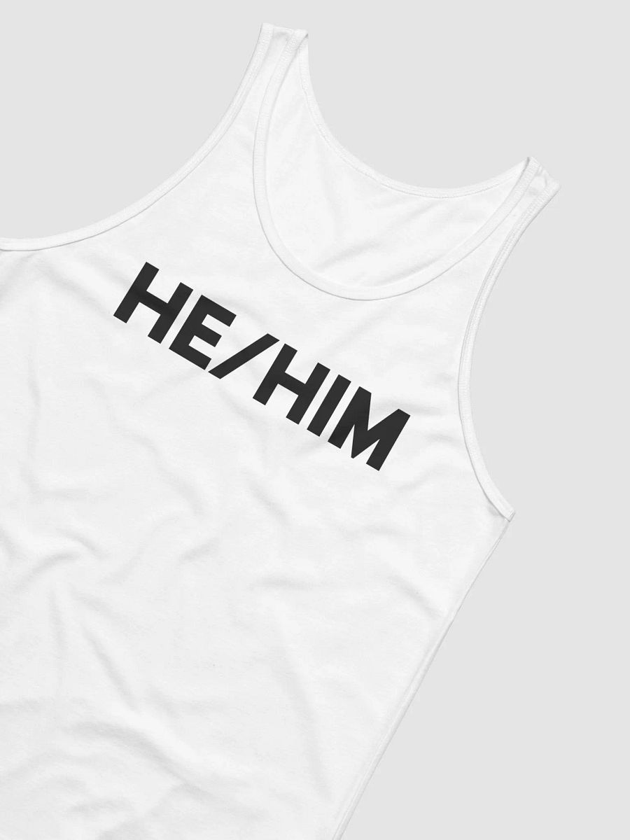 He/Him Jersey Tank product image (8)