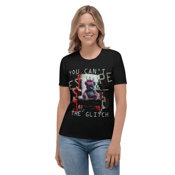 Glitch Crown Teddy Women's Tee product image (1)