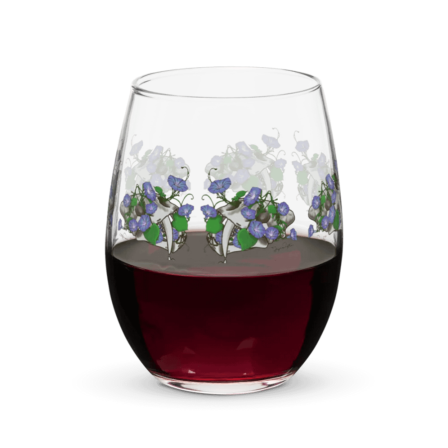 Morning Glory Smilodon Wine Glass product image (7)