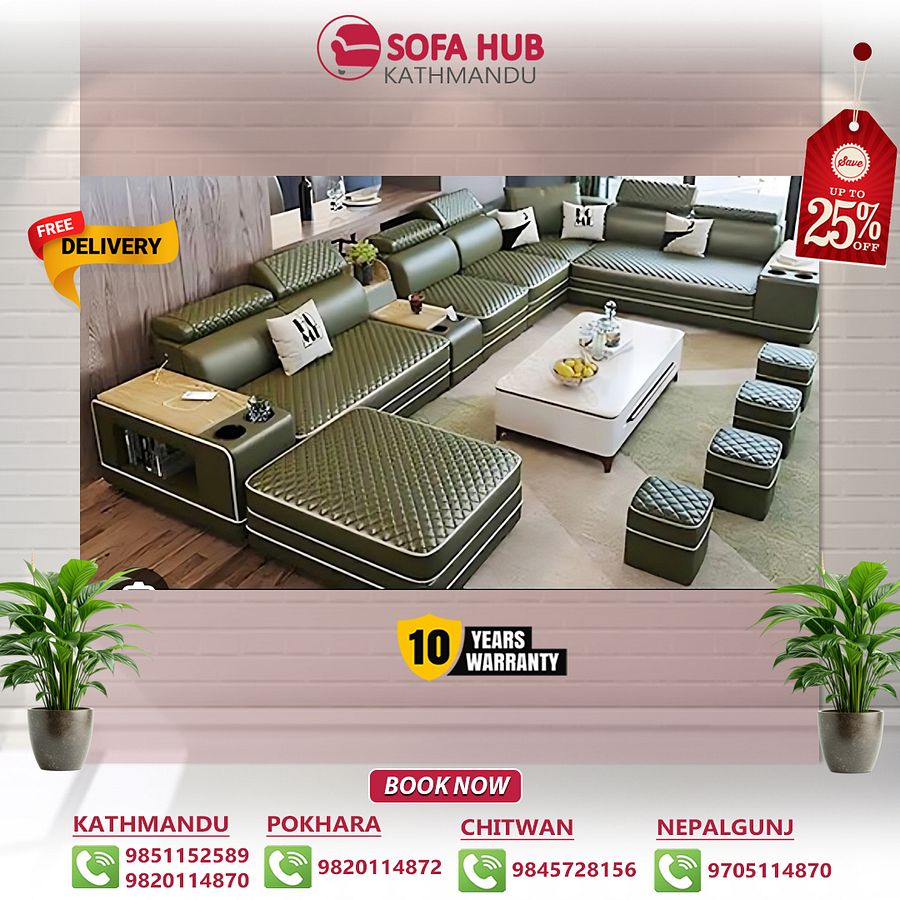 Modern Design Luxury U-Sofa product image (4)