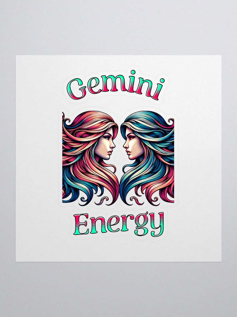 Zodiac Sign Gemini Energy Sticker product image (1)
