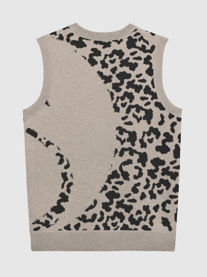 BlackKittenTech V-Neck Leopard Vest product image (10)