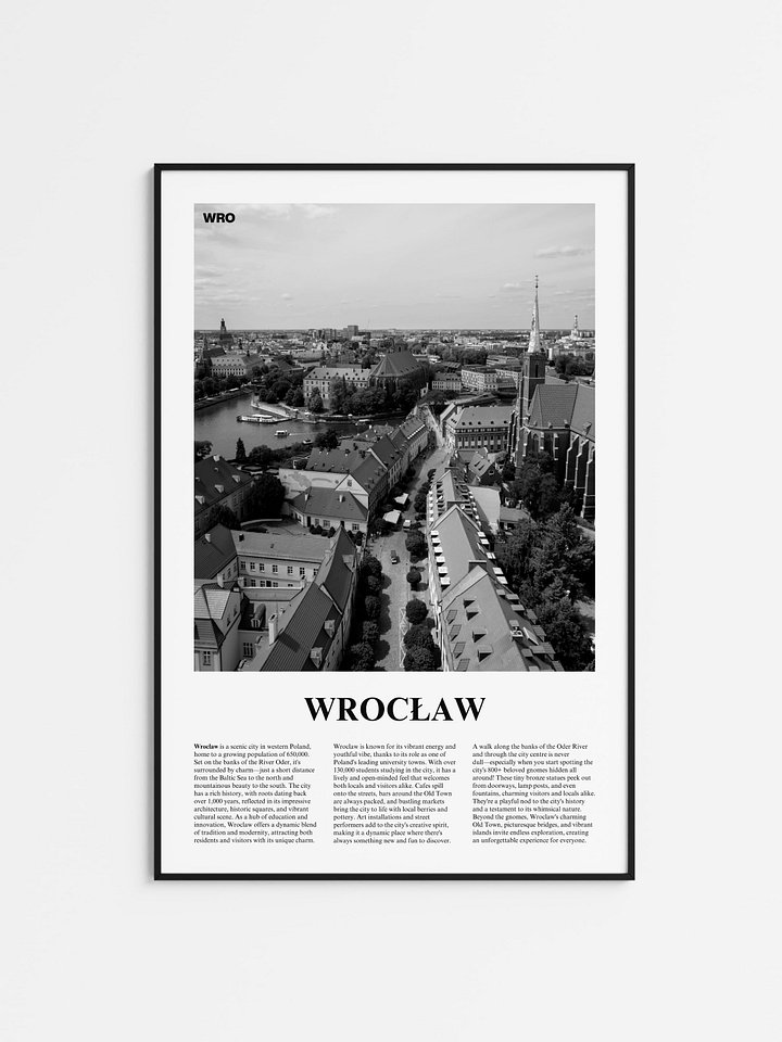 Wroclaw 02 Newspaper Poster product image (1)