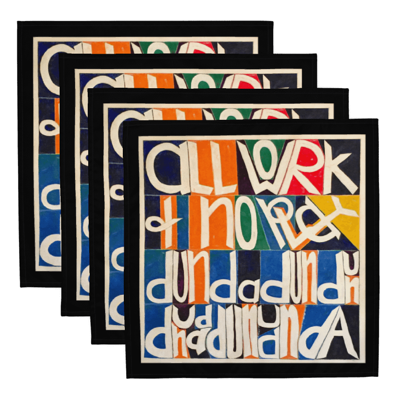 All Work and No Play Napkins product image (1)