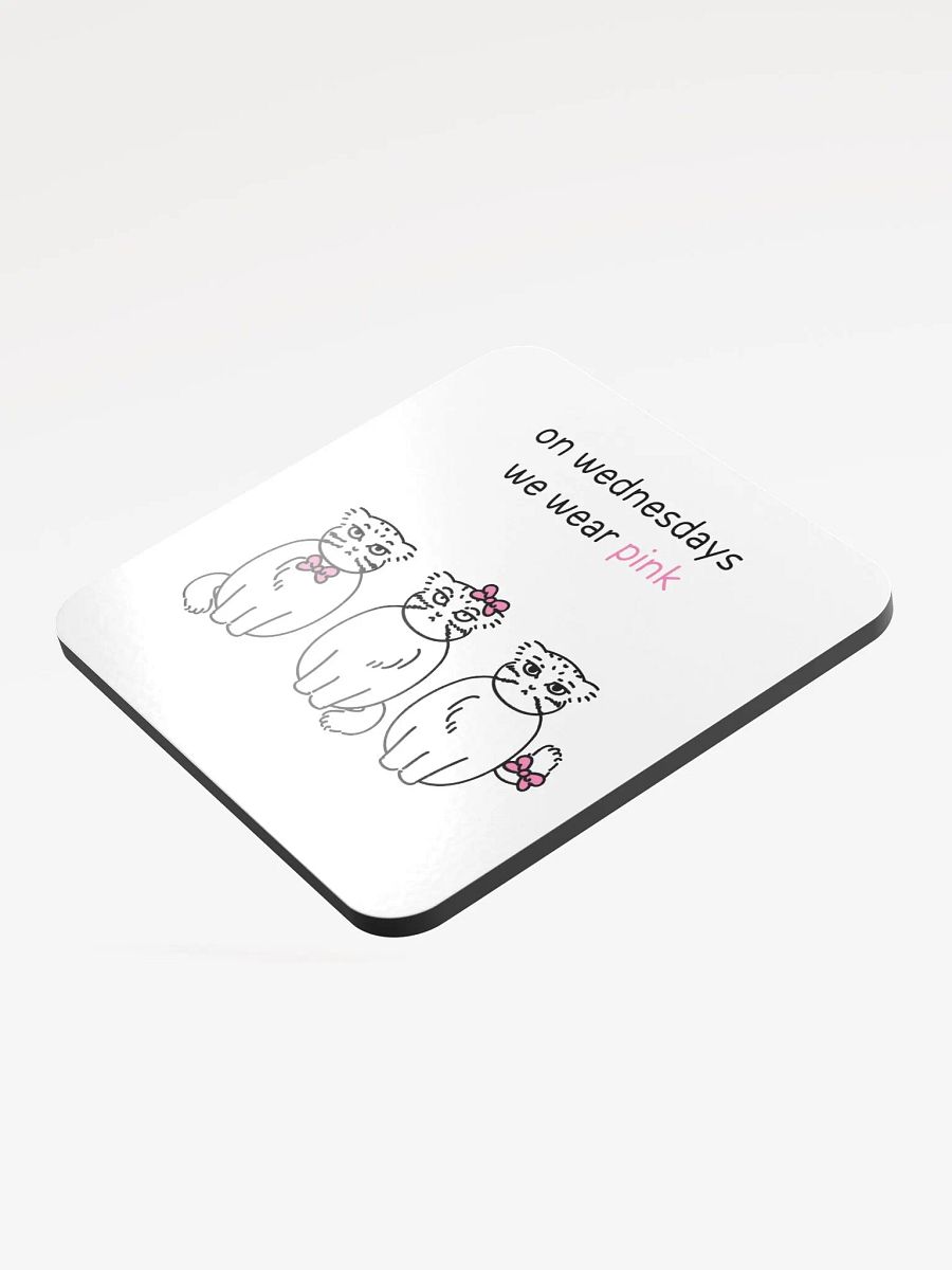 Pink Wednesdays Manul - Coaster product image (3)