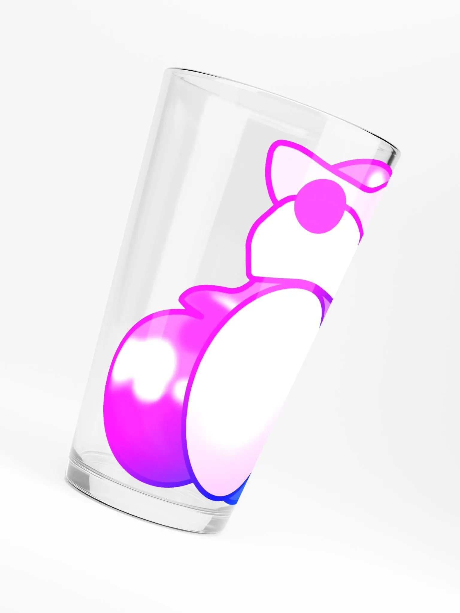 Moonball Vaporwave Pint Glass product image (6)