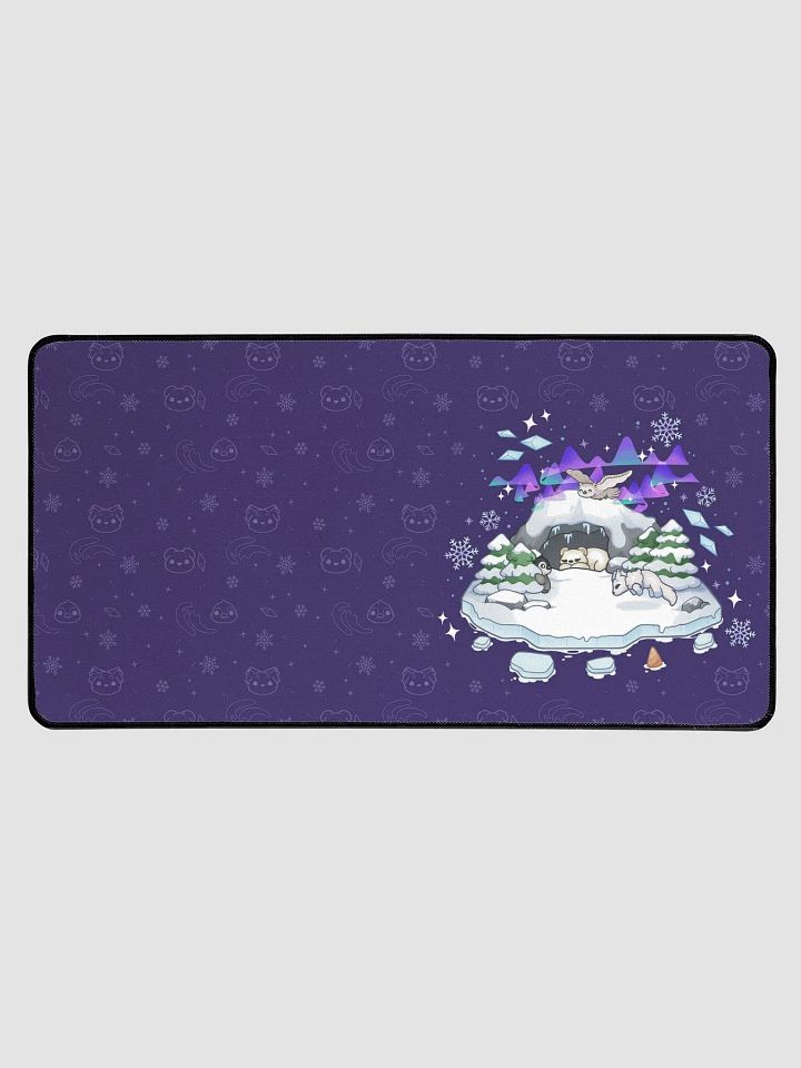 Purple desk mat | Arctic dreams product image (1)