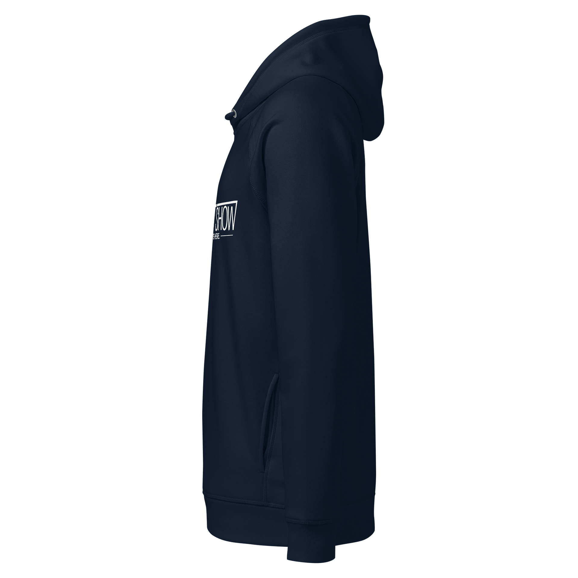 Bert Show Logo Unisex Organic Side Pocket Hoodie product image (3)
