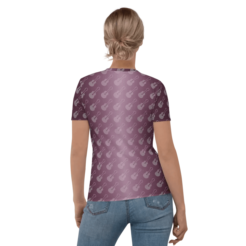 Cool Cat Play Guitar All Over Print T-shirt product image (6)