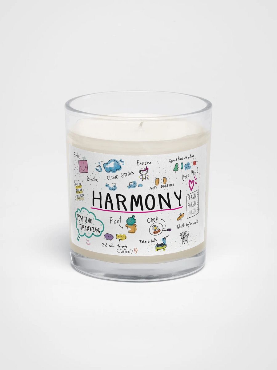 "Harmony" Illustrated Soy Wax Candle product image (1)