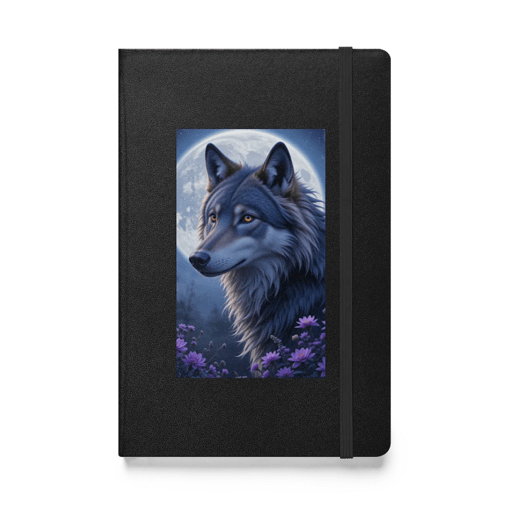 Moonlit Wolf Hardcover Journal product image (1)