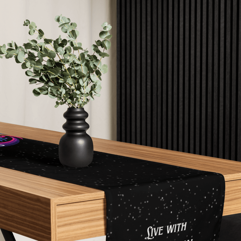 Celestial Crescent Moon Table Runner product image (3)