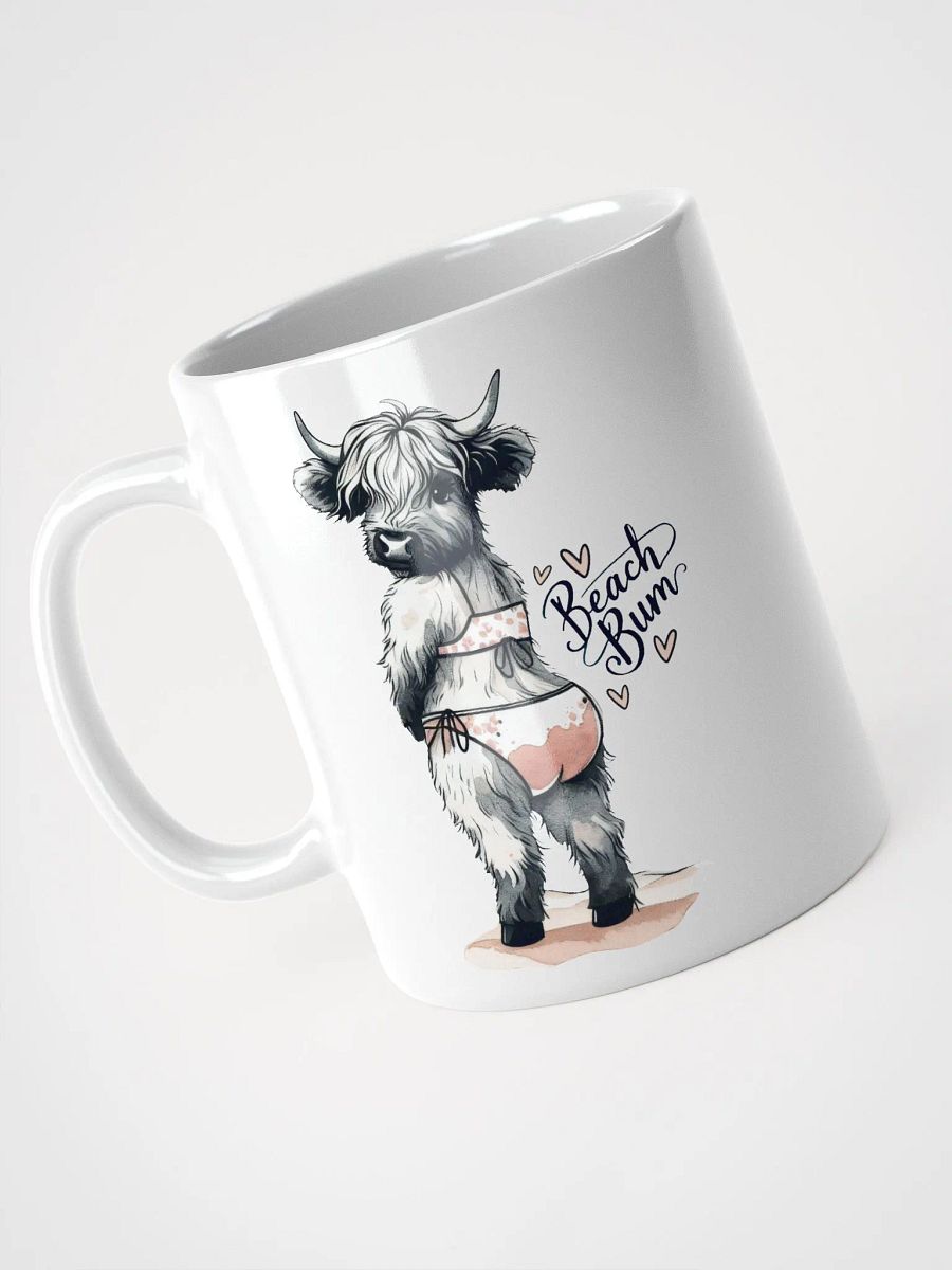 Bikini Beach Bum Highland Cow Mug product image (9)