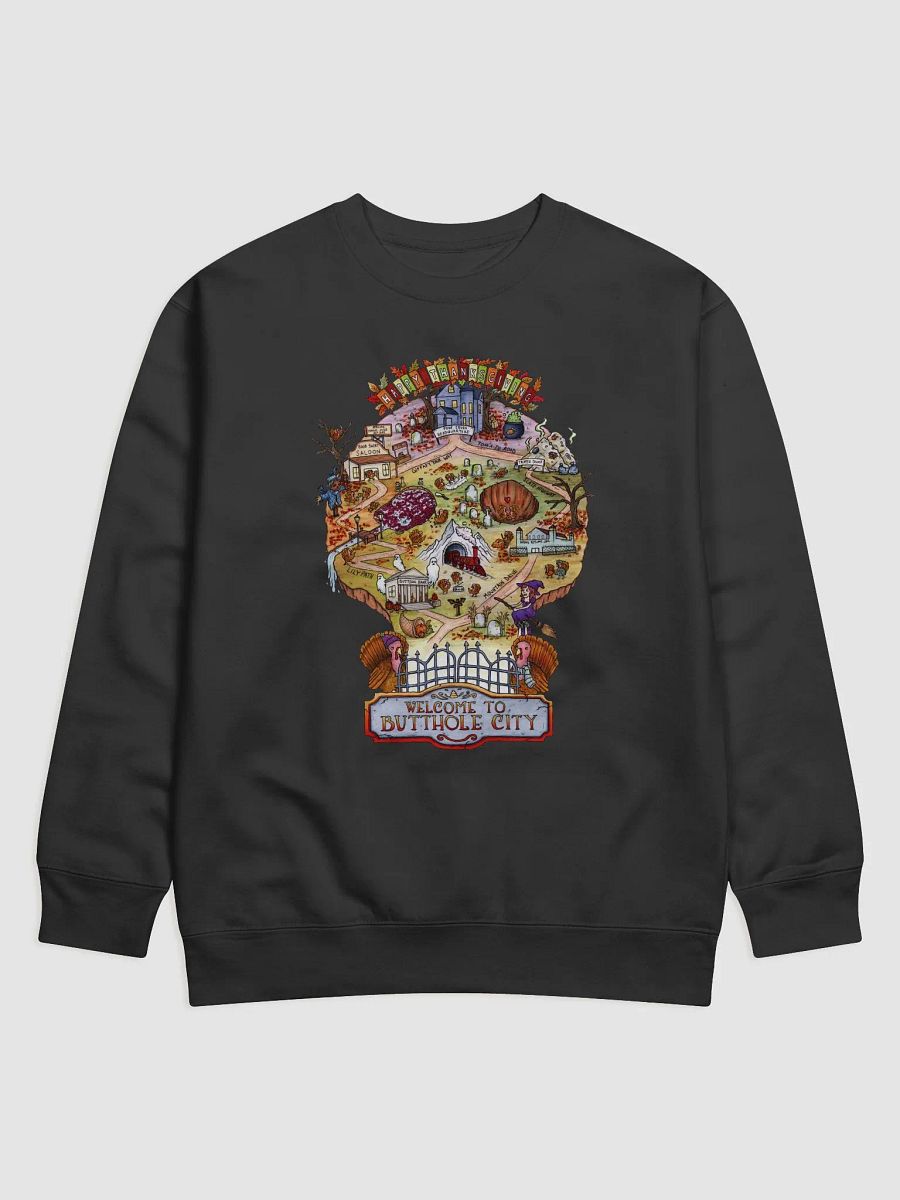 Thanksgiving Butthole City Map Crewneck product image (5)