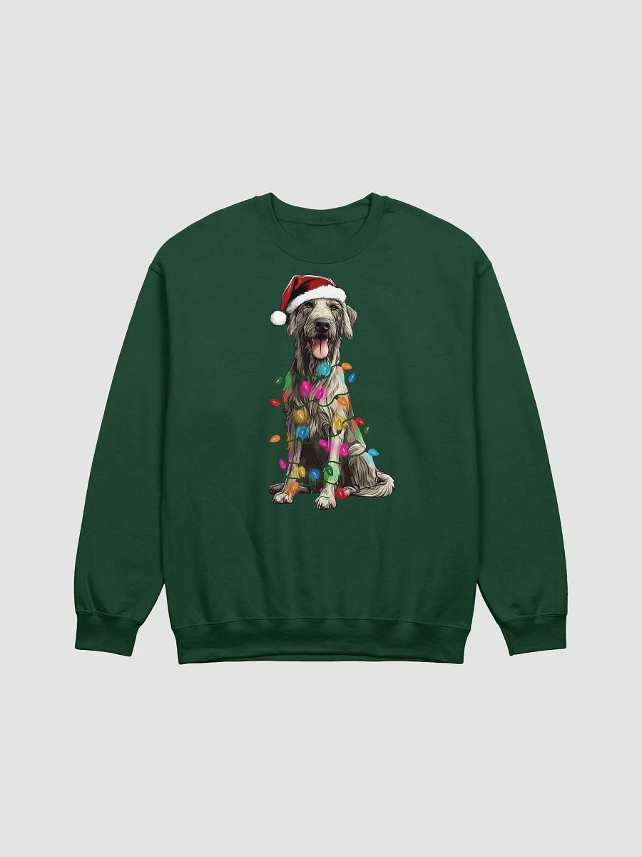 Funny Irish Wolfhound(Cream) Christmas Sweatshirt product image (8)