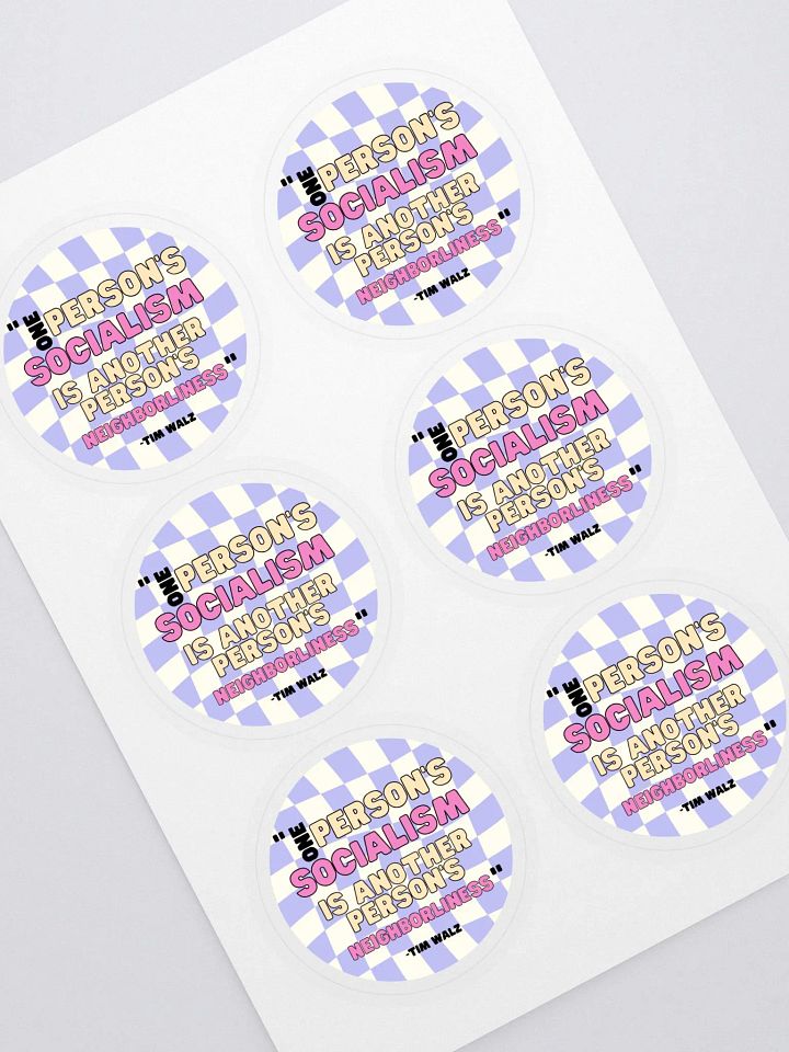 Socialism Stickers product image (1)