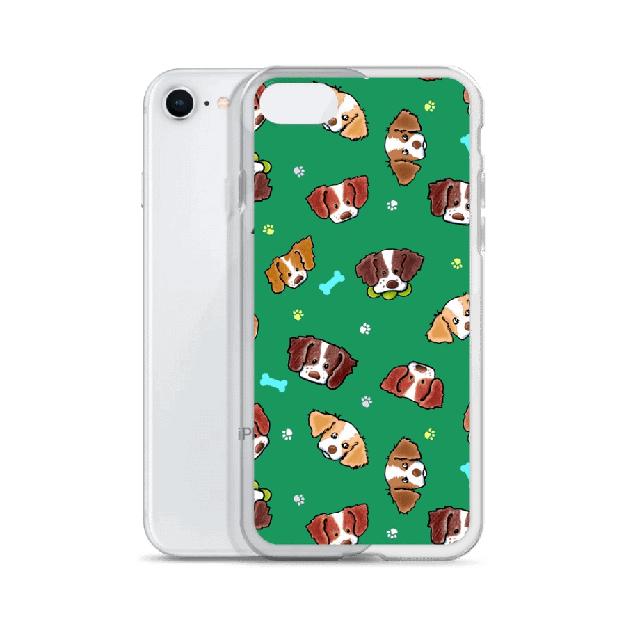 KiniArt Brittany Dogs iPhone® Clear Case product image (1)