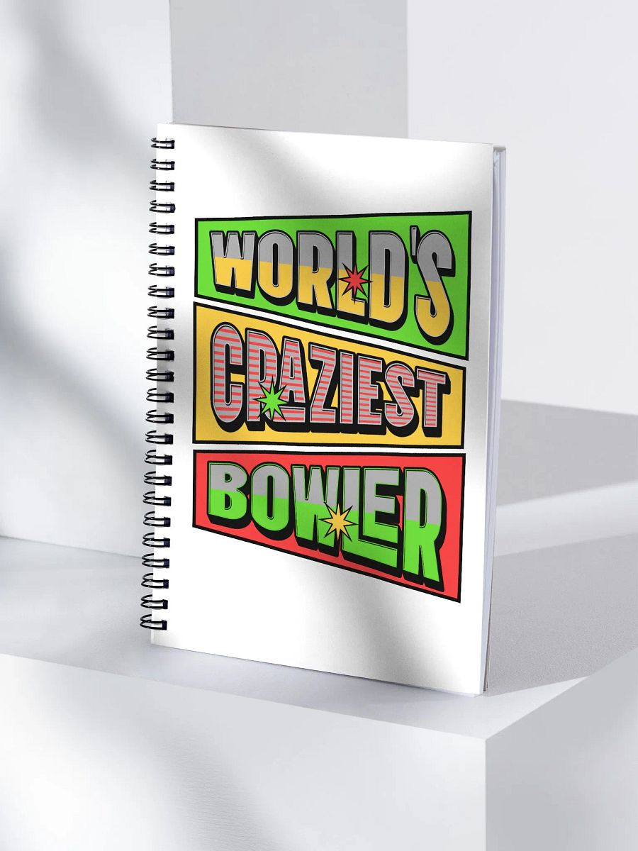 Worlds Craziest Bowler Spiral Notebook product image (3)