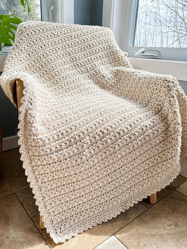 Chunk Star Stitch Blanket Crochet Pattern product image (2)