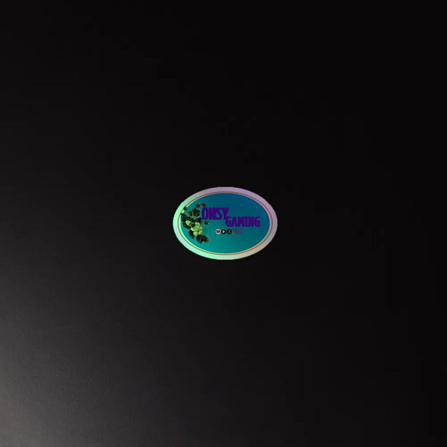 Logo holographic sticker product image (4)