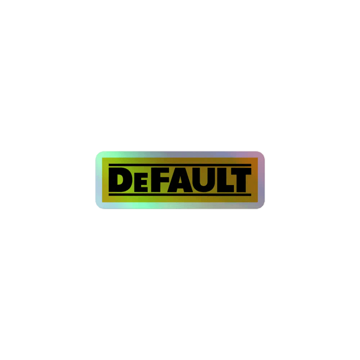 DeWalt DeFault Kiss-Cut Holographic Sticker product image (1)